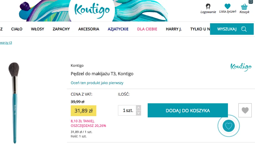 Tonacja koloru na stronie internetowej